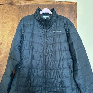Columbia Mens Black Interchange Light Puffer Jacket
